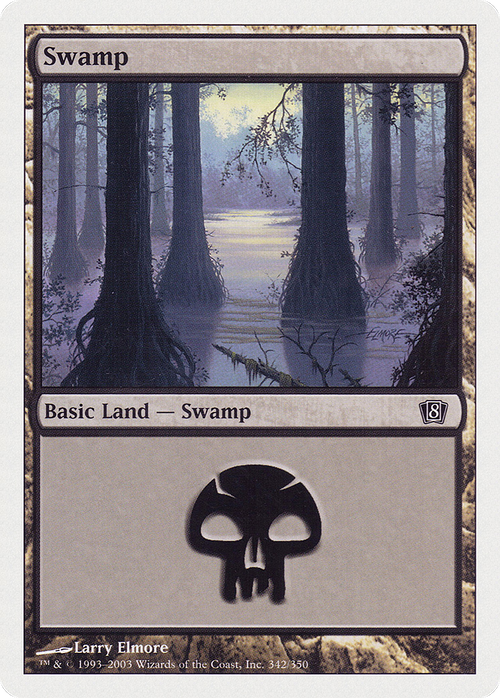 Swamp (342) (8ED-342) - 8th Edition