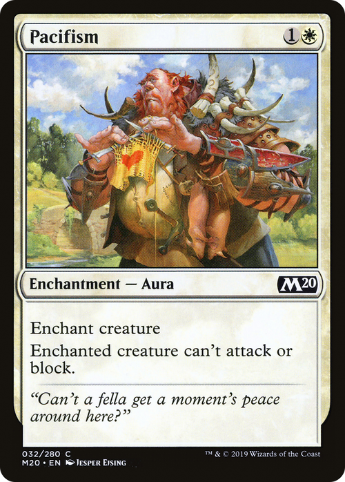 Pacifism (M20-032) - Core Set 2020