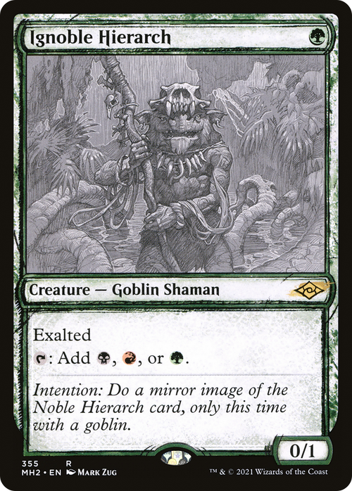 Ignoble Hierarch (Showcase) (MH2-355) - Modern Horizons 2: (Showcase)