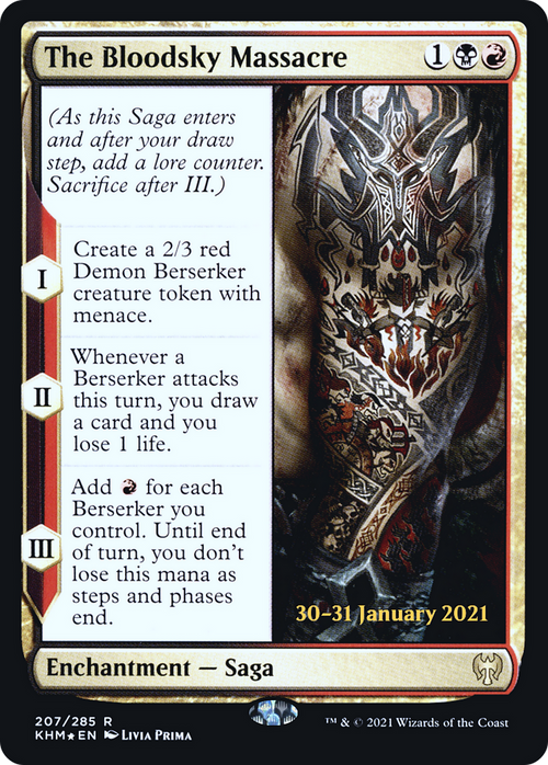 The Bloodsky Massacre (PRE-207S) - Kaldheim Promos Foil