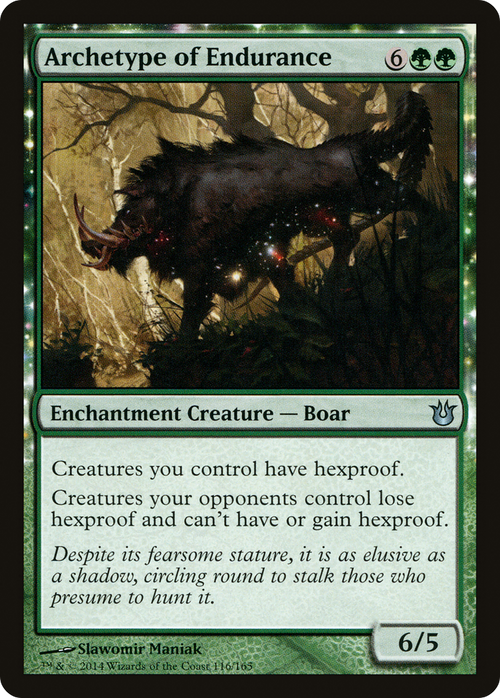 Archetype of Endurance (BNG-116) - Born of the Gods: (enchantment)