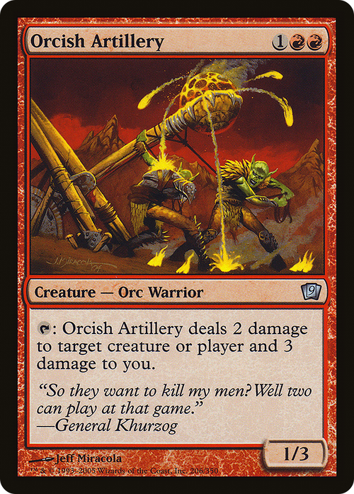 Orcish Artillery (9ED-206) - 9th Edition