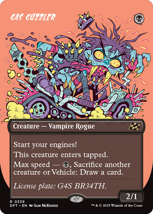 Gas Guzzler (Borderless) (DFT-338) - Aetherdrift Foil
