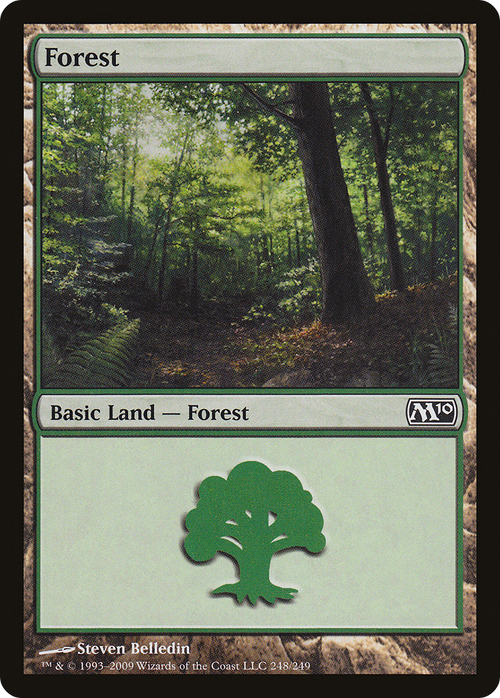 Forest (248) (M10-248) - Magic 2010 Foil