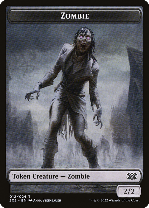 Zombie (T2X2-012) - Double Masters 2022 Tokens Foil