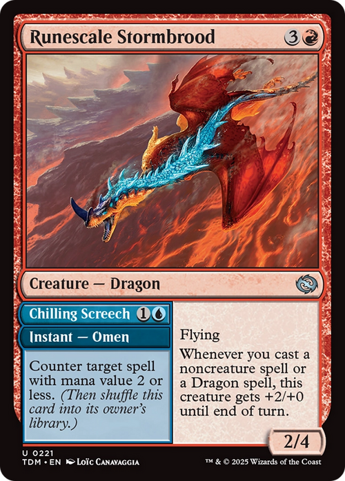 Runescale Stormbrood (TDM-221) - Tarkir: Dragonstorm