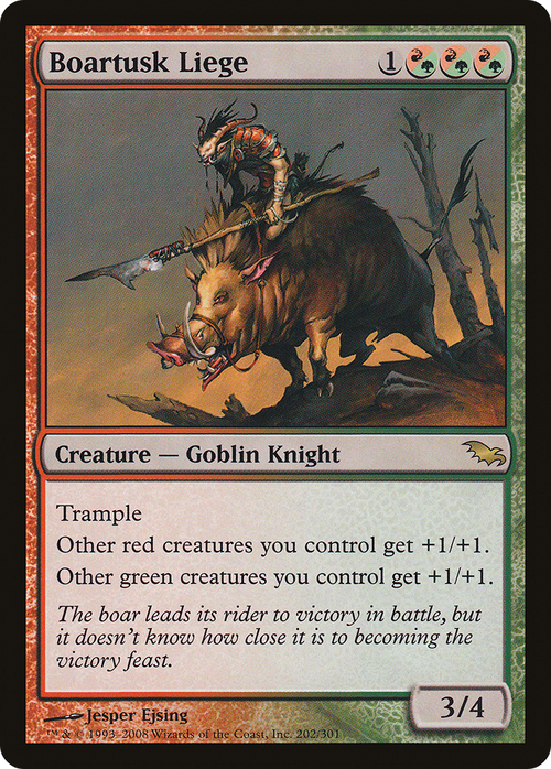 Boartusk Liege (SHM-202) - Shadowmoor