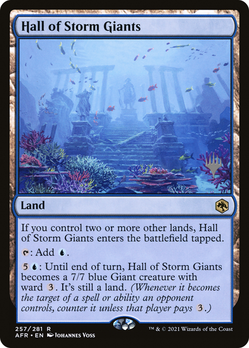 Hall of Storm Giants (PPAFR-257P) - Adventures in the Forgotten Realms Promos