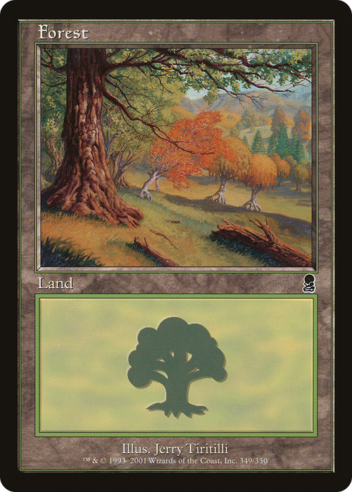 Forest (349) (ODY-349) - Odyssey Foil