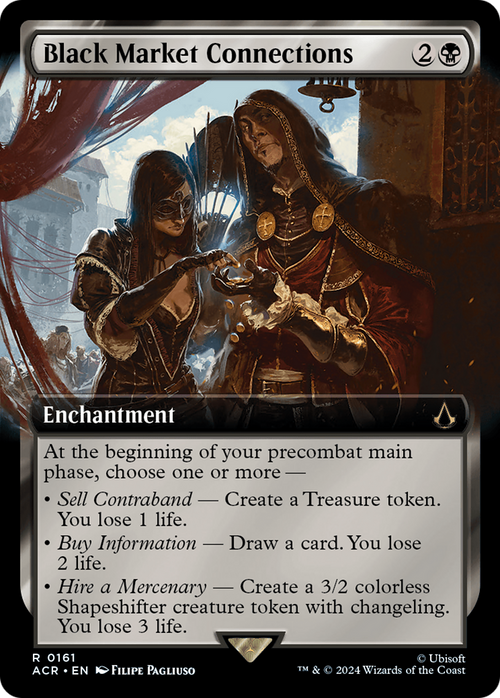 Black Market Connections (Extended Art) (ACR-161) - Assassin's Creed: (Extended Art) Foil