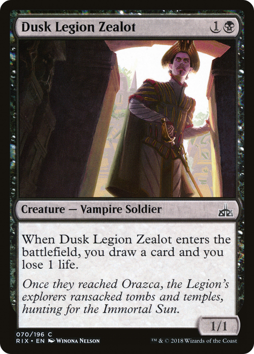 Dusk Legion Zealot (RIX-070) - Rivals of Ixalan Foil