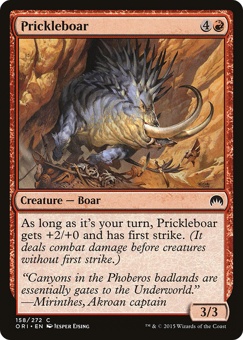 Prickleboar (ORI-158) - Magic Origins Foil