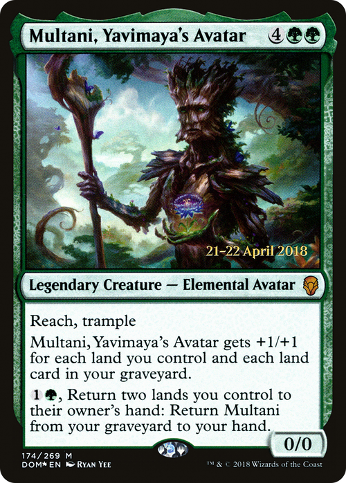 Multani, Yavimaya's Avatar (PRE-174S) - Dominaria Promos Foil