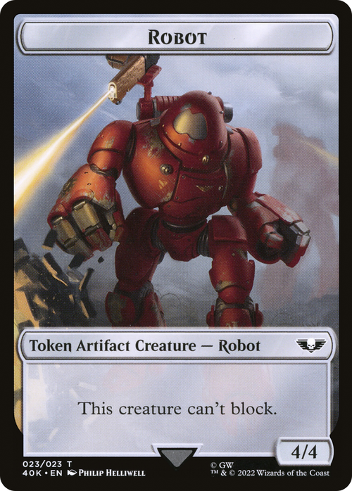 Robot (T40K-023) - Warhammer 40,000 Tokens