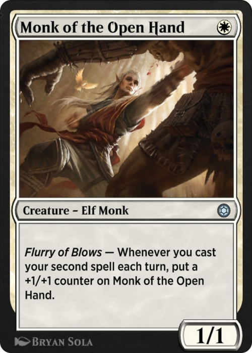 Monk of the Open Hand (HBG-096) - Alchemy Horizons: Baldur's Gate