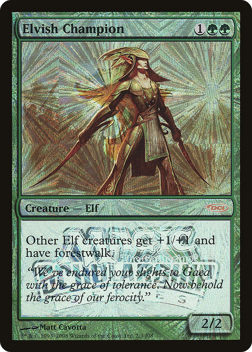 Elvish Champion (Scholarship Series) (JSS-002) - Junior Super Series Foil