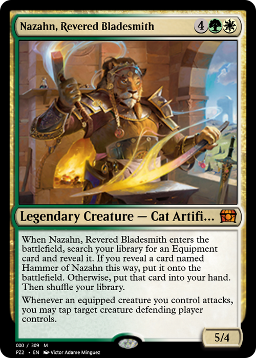 Nazahn, Revered Bladesmith (PZ2-65771) - Treasure Chest Foil