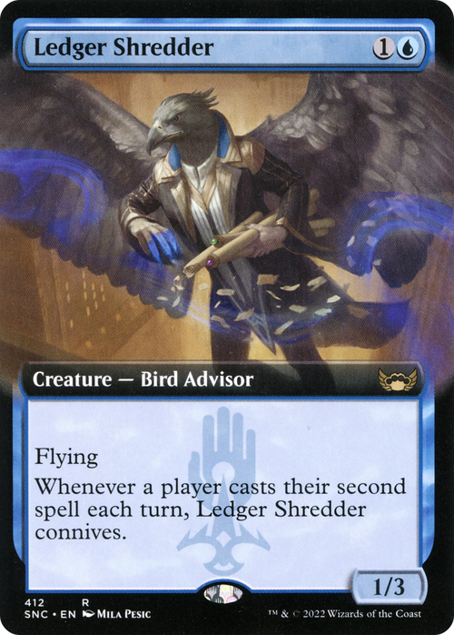 Ledger Shredder (Extended Art) (SNC-412) - Streets of New Capenna: (Extended Art)