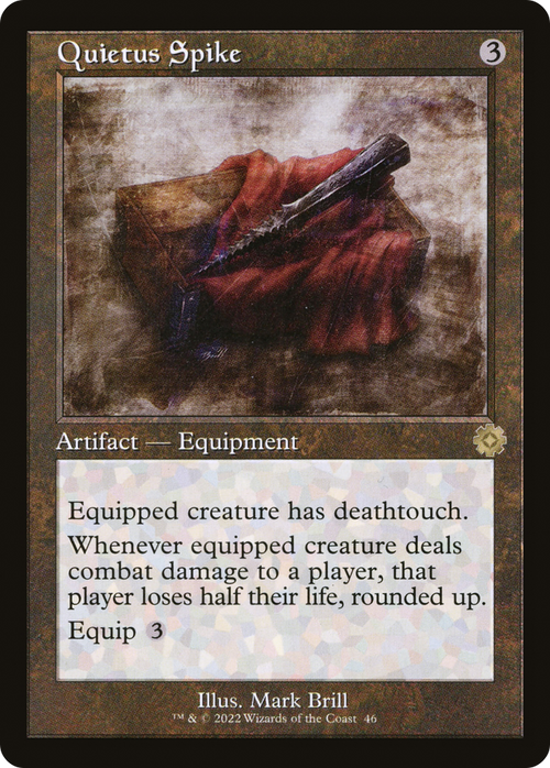 Quietus Spike (BRR-046) - The Brothers' War Retro Artifacts Foil