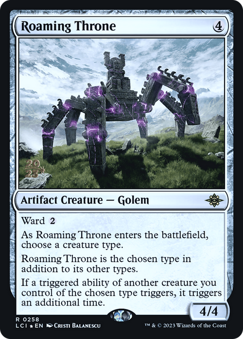 Roaming Throne (PRE-258) - The Lost Caverns of Ixalan Promos Foil