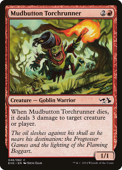 Mudbutton Torchrunner (DD3-046) - Duel Decks Anthology: Elves vs. Goblins