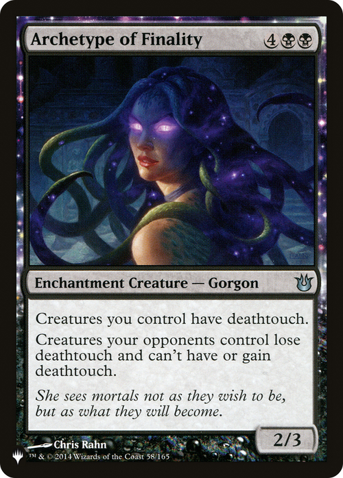 Archetype of Finality (LIST-BNG-58) - The List: (enchantment)