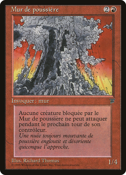 Wall of Dust (French) - "Mur de poussiere" (REN-) - Renaissance