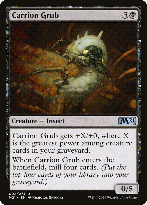 Carrion Grub (M21-092) - Core Set 2021