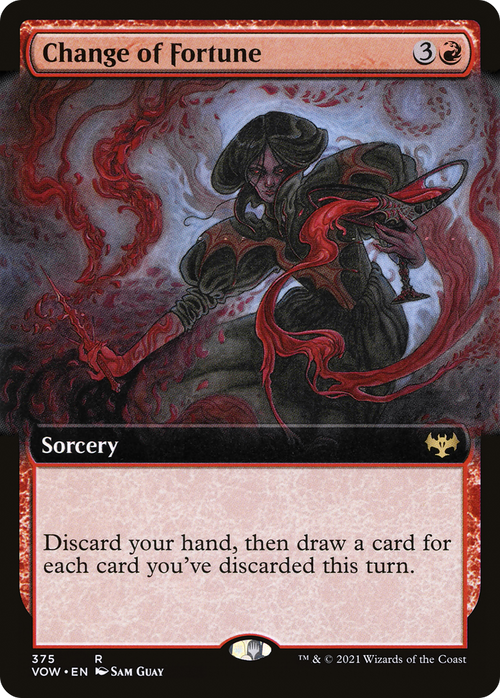 Change of Fortune (Extended Art) (VOW-375) - Innistrad: Crimson Vow: (Extended Art) Foil