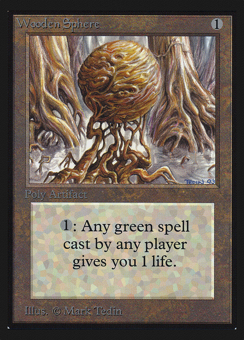 Wooden Sphere (IE) (IED-) - Intl. Collectors' Edition