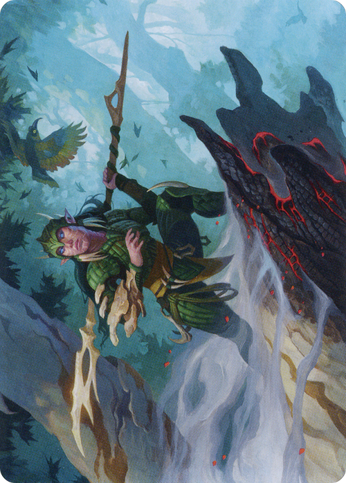 Gwenna, Eyes of Gaea // Gwenna, Eyes of Gaea (ABRO-025) - The Brothers' War Art Series (Borderless) Foil