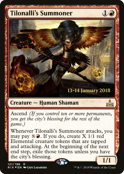 Tilonalli's Summoner (PRE-121S) - Rivals of Ixalan Promos Foil