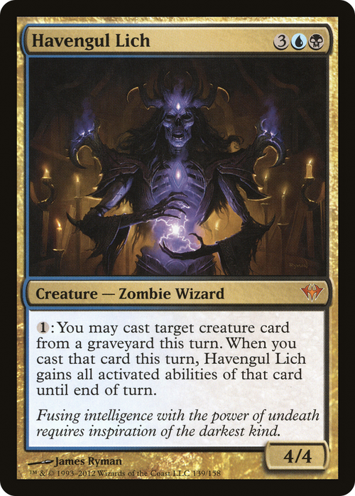 Havengul Lich (DKA-139) - Dark Ascension Foil