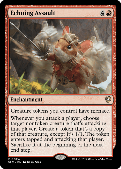 Echoing Assault (BLC-024) - Bloomburrow Commander