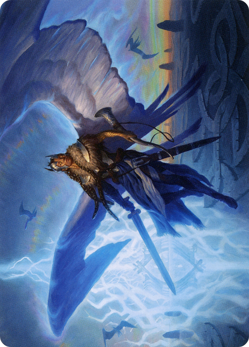 Righteous Valkyrie // Righteous Valkyrie (ASKHM-006) - Art Series: Kaldheim (Borderless) Foil