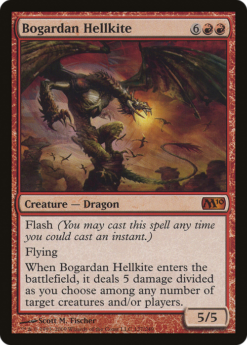 Bogardan Hellkite (M10-127) - Magic 2010