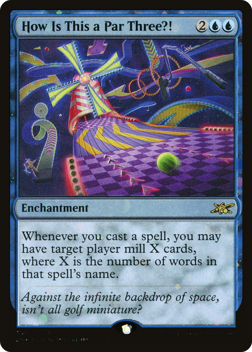 How Is This a Par Three?! (Galaxy Foil) (UNF-335) - Unfinity Foil