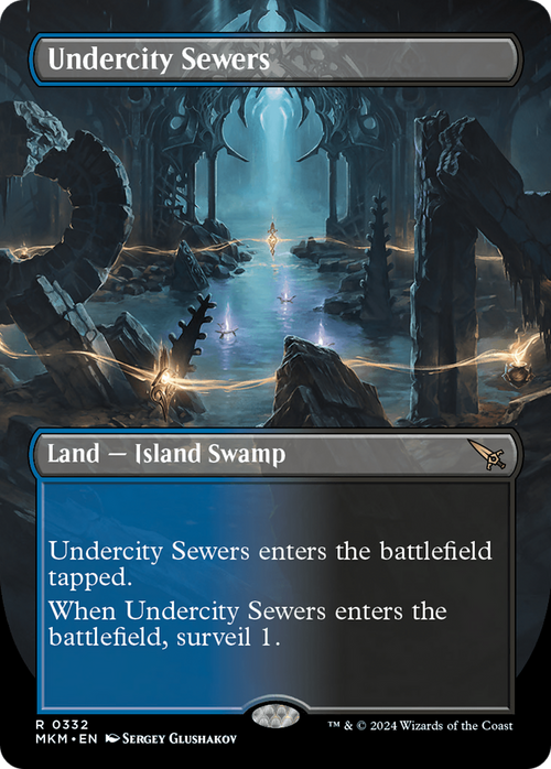 Undercity Sewers (Borderless) (MKM-332) - Murders at Karlov Manor