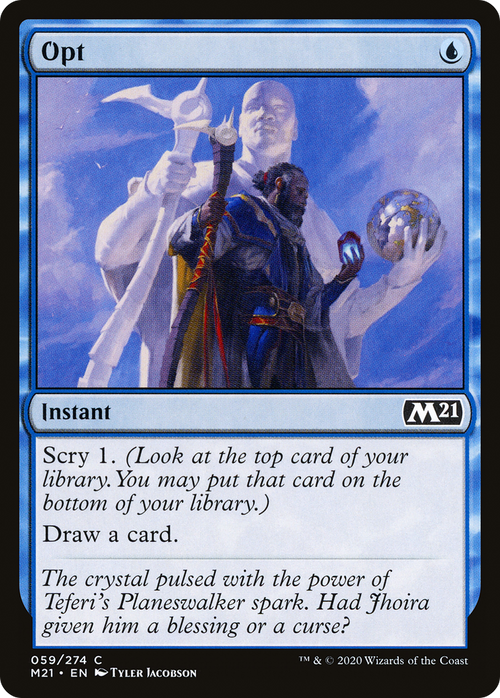 Opt (M21-059) - Core Set 2021 Foil