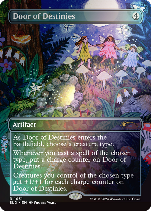 Door of Destinies (Rainbow Foil) (SLD-1631★) - Secret Lair Drop (Borderless) Foil