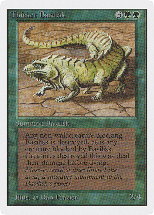 Thicket Basilisk (2ED-) - Unlimited Edition