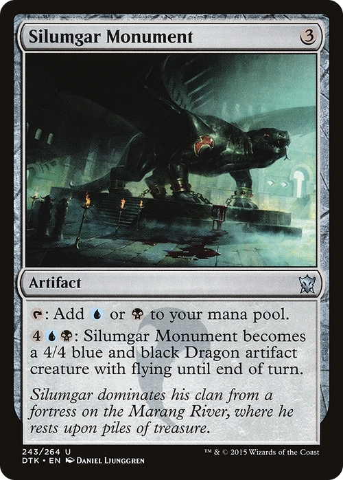 Silumgar Monument (DTK-243) - Dragons of Tarkir Foil