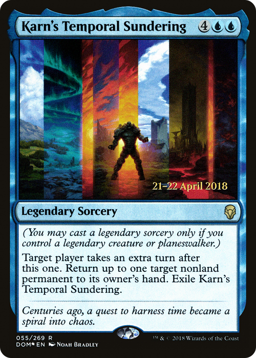 Karn's Temporal Sundering (PRE-55S) - Dominaria Promos Foil