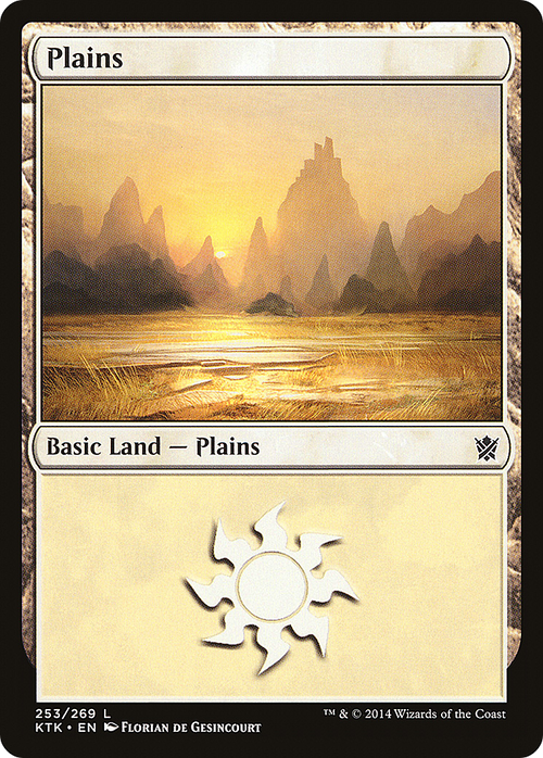 Plains (253) (KTK-253) - Khans of Tarkir Foil