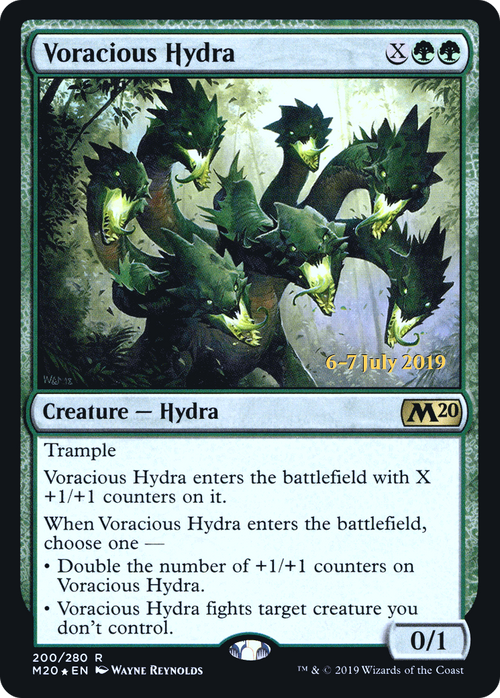 Voracious Hydra (PRE-200S) - Core Set 2020 Promos Foil