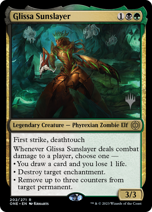 Glissa Sunslayer (PPONE-202) - Phyrexia: All Will Be One Promos