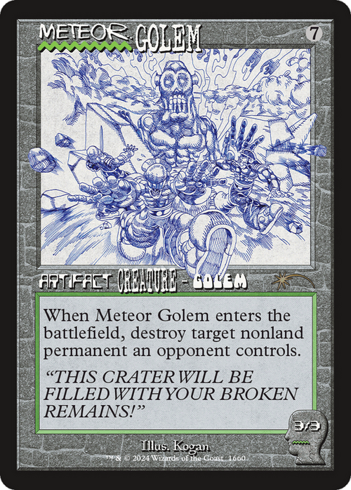 Meteor Golem (1660) (SLD-1660) - Secret Lair Drop