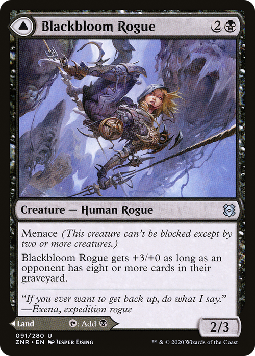 Blackbloom Rogue (ZNR-091) - Zendikar Rising