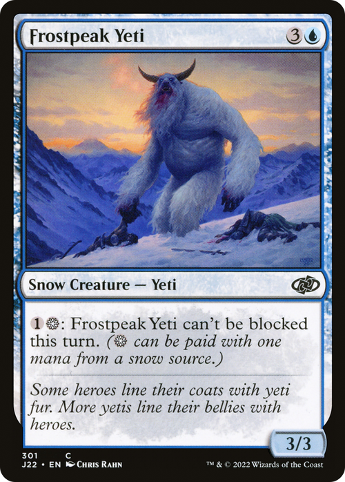 Frostpeak Yeti (J22-301) - Jumpstart 2022: (snow)