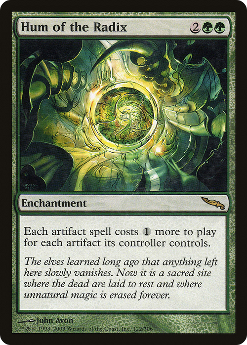Hum of the Radix (MRD-122) - Mirrodin Foil